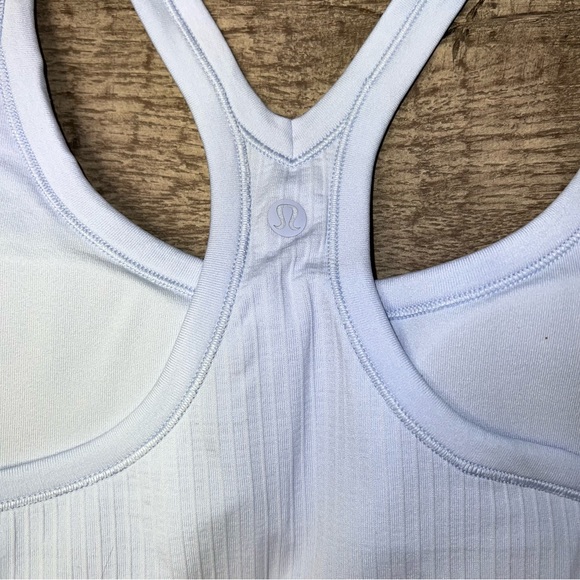 NWT Lululemon Ebb to Street Tank Top PSLB Pastel Blue Size 4/6/10/12 - Picture 4 of 9